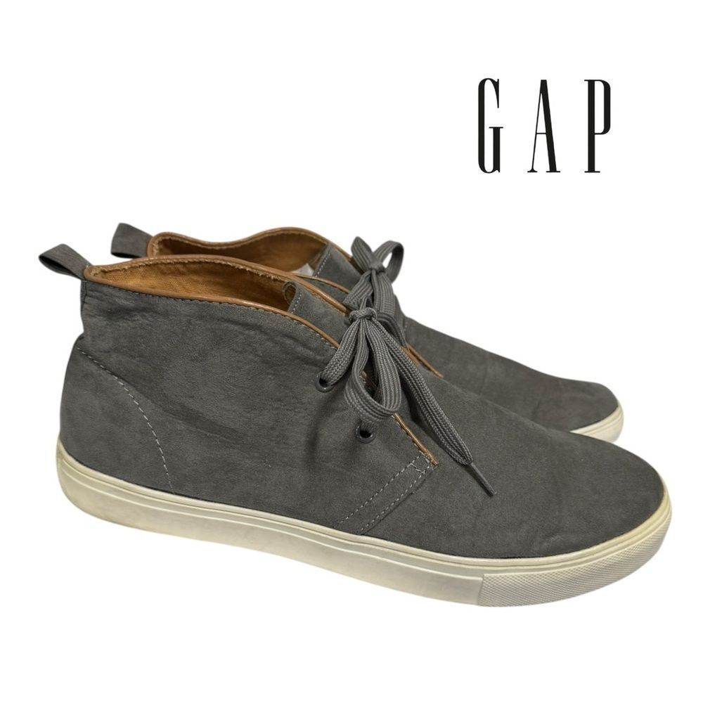 GAP Men's Boulder Grey Chukka Suede Boots Shoes Sneakers 8
